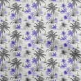 thumbnail image 1 of oneOone Silk Tabby Medium Purple Fabric Sea Life Pattern Craft Projects Decor Fabric Printed By The Yard 42 Inch Wide, 1 of 5