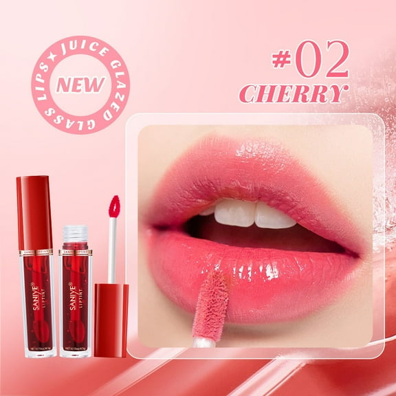 SDJMa Hydrating Lip Oil Plumping Lip Tint Moisturizing Lip Gloss, Transparent Lip Balm Care Stick Nourishing Repairing Non-, Lighten Lip Lines 4.5ml