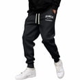 thumbnail image 3 of Yifymode Jogger Sweatpants for Men Drawstring Sweatpants | Fall Winter Cinch Bottom With Pockets, LOS ANGELES CALIFORNIA Graphic Print, 3 of 5
