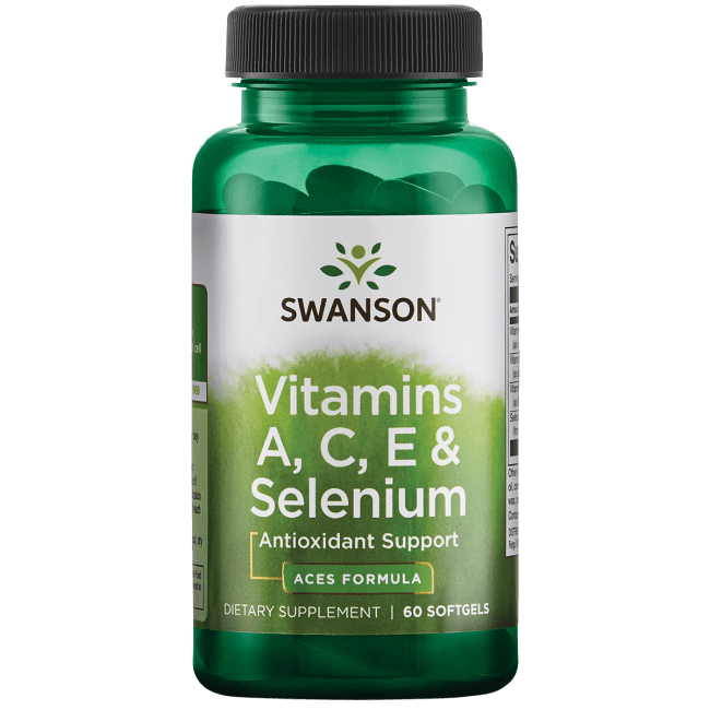 Swanson Vitamins A, C, E &amp; Selenium 60 Sgels