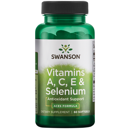 Swanson Vitamins A, C, E & Selenium 60 Sgels