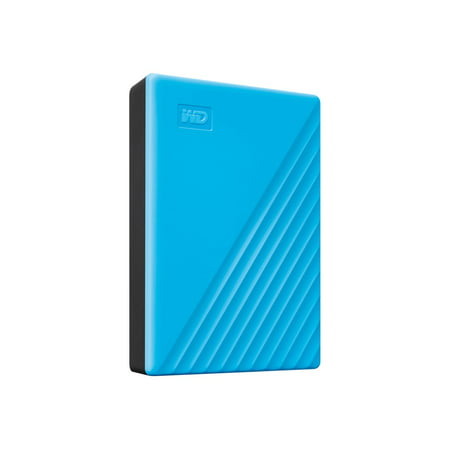 WD 4TB My Passport Portable External Hard Drive, Blue -