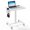 White, variant on RoleDes Adjustable Standing Desk, Small Portable Workstation - Home Office (Black)