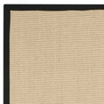 thumbnail image 6 of SAFAVIEH Natural Fiber Keane Solid Sisal Runner Rug, Beige/Black, 2'6" x 12', 6 of 8
