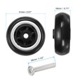 thumbnail image 2 of Ruedas de maleta de repuesto Uxcell, 51mmx18mm, ruedas giratorias de 360 grados, 2 of 7
