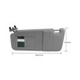 thumbnail image 5 of Parasol gris Para coche del lado derecho sin techo corredizo modelos 2007-2011 shaofei gris, 5 of 5