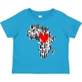 thumbnail image 3 of Inktastic Black History Month Ink Print African Heart Boys or Girls Toddler T-Shirt, 3 of 5