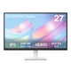 thumbnail image 1 of Monitor LG 27" Ultrafino 4K UHD HDR10 IPS, Blanco, 27US500-W, 1 of 5