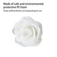 thumbnail image 2 of pitrice Pack of 50 Artificial Bionic Flowers PE Foam Simulation Roses Fake Flower Decorations Wedding Party Engagement Presents White, 2 of 8