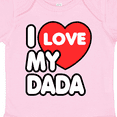 thumbnail image 4 of Inktastic I Love My Dada Boys or Girls Baby Bodysuit, 4 of 5