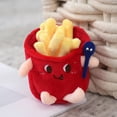 thumbnail image 4 of Set De Juguetes De Peluche Con Perritos Calientes, Hamburguesas Y Patatas Fritas. Decoración Para Bodas Y Cumpleaños. Premios Para Máquinas. Llavero Para Niños Y Niñas., 4 of 5