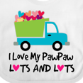 thumbnail image 4 of Inktastic I Love My PawPaw Boys or Girls Baby Bib, 4 of 4