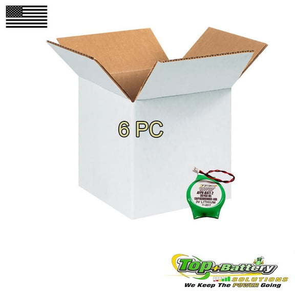 Replacement Battery For Panasonic AFPX-Batt-2 PLC, CR2450-WC, 1SAP180300R0001-ABB Qty.6