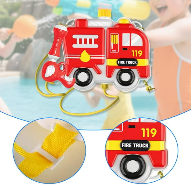 Mochila infantil de juguete acuático de , regalo para niños, juguetes de piscina al aire libre para piscina, patio, playa, fiesta al aire libre Camión