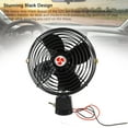 thumbnail image 3 of 12V RV Quiet Cooling Fan 2 Speed Switch Heavy Duty Metal Car Fan for Truck RV Car Boat Bus, 3 of 7