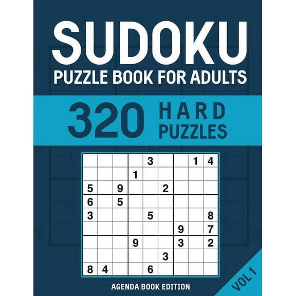 Sudoku Puzzle Book for Adults: 320 Easy to Hard Sudoku Puzzles - Vol. 1 (Paperback)