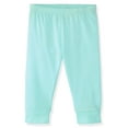 thumbnail image 4 of Garanimals Newborn & Baby Girl Cotton Joggers, Solids & Prints, 4-Pack, Sizes 0 - 24M, 4 of 10