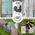 thumbnail image 5 of Farmhouse Rustic Shower Curtain Set Vintage Country Shower Curtains for Bathroom Wood Farmhouse Bathroom Decor Polyester Fabric-72" x 72", 5 of 6