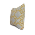 thumbnail image 2 of 20 x 20 inch, Square in St. Louis Geometric Print Pillow, Yellow, 2 of 2