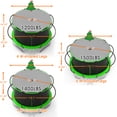 thumbnail image 2 of KOFUN Trampoline with Shade Cover, 12FT Trampoline with Basketball Hoop, Enclosure Net, Ladder, Heavy Duty Outdoor Backyard Trampolines, Pumpkin Trampoline, Green Trampoline + Gray Cover, 2 of 7