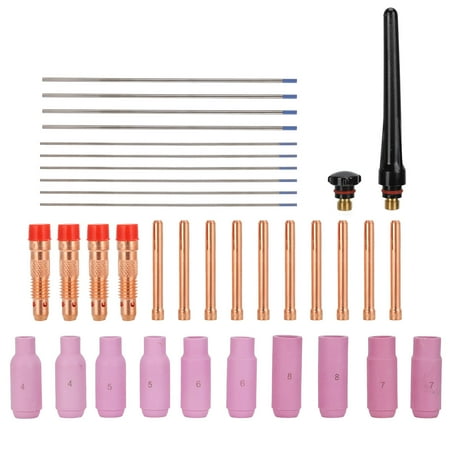 

Welding Torch Accessories Kit Copper Ceramic Tungsten Alloy Welder Torches Gas Lens Low Temperature Impact Toughness For Pipelines