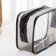 thumbnail image 2 of Paquete de 2 neceser de maquillaje de viaje blanco + negro para mujeres y hombres, neceser de transporte compatible con la aerolínea del aeropuerto (para mayores de 12 años), 2 of 5