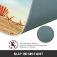 thumbnail image 6 of Beach Sea Shell Tropical Kitchen Rugs and Mats Non Skid Washable Set of 2, Ocean Summer Wood Blue Kitchen Runner Rug, Farmhouse Kitchen Floor Mat Under Sink Mat Throw Rug for Doormat, 6 of 6