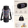 thumbnail image 7 of KUIFORTI Colorful Owl Bookbag and Lunch Box Set 4 piece Fashion Girls Backpack with Pencil Bags Water Bottle Sleeve for Teens Elementary Middle School Daily Use Back to School, 7 of 7