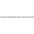 thumbnail image 2 of Sterling Silver 2.25mm Singapore Chain (24 X 2.25) Made In India qfc69-24, 2 of 5
