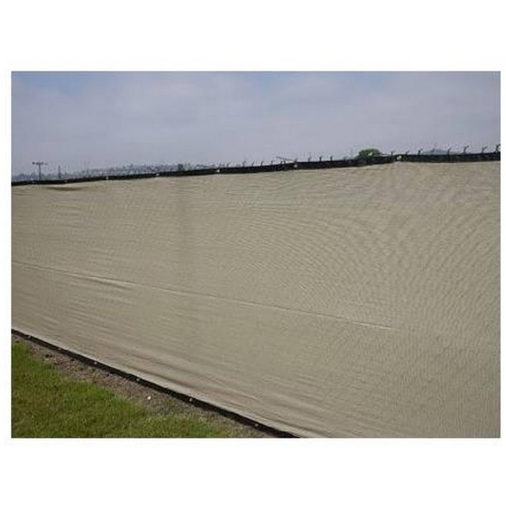 Ifenceview 6'x3'-6'x50' Beige UV Fence Privacy Screen Mesh Fabric Garden Outdoor 