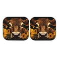 thumbnail image 7 of Fotbe Sunflower Butterfly Cow 2-Piece Car Windshield Sun Shade | Sun Blocker for Car Windshield | Foldable Automotive Interior Accessories for Sun Protection-Small, 7 of 7