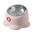 thumbnail image 1 of Bol Inclinable pour Animaux avec Base Robuste pour Chats et Chiens Mangeoire en Acier Inoxydable Intérieur Extérieur, 1 of 3