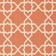thumbnail image 3 of SAFAVIEH Courtyard Carol Geometric Indoor/Outdoor Area Rug, 5'3" x 7'7", Terracotta/Beige, 3 of 4