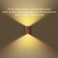 thumbnail image 4 of Wooden Motion Sensor Night Light, Up And Down Wall LED Light Warm White 2Pcs  For Home, 4 of 8