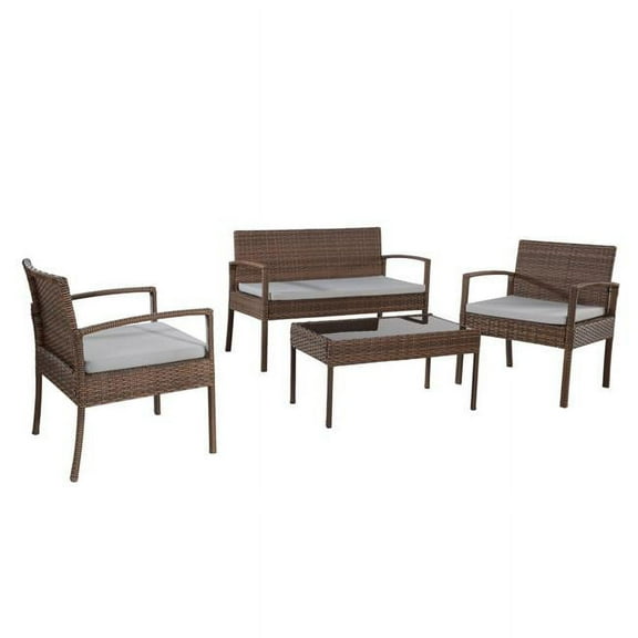 W Unlimited SW2203DBLG Temptation Collection Conversation set.  Brown Color