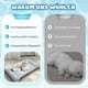 thumbnail image 4 of Four Seasons Universal Cooling Blanket for Dogs, Summer Ice Silk Mat (Blue, L), 4 of 5
