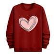 thumbnail image 6 of PNTUTB Men's Fashion Valentine's Day Print Casual Long Sleeve Crew Neck Loose Comfortable Pullover Sweatshirts, 6 of 6