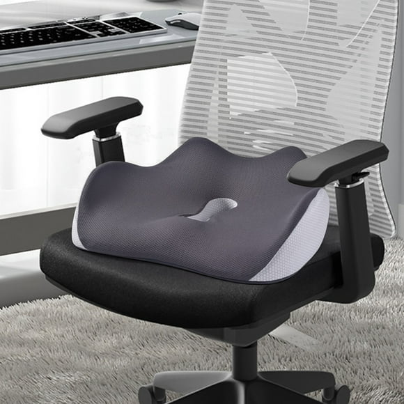 weibbin Seat Cushion, Extra Large Memory Foam Cushion for Office Chair Cushions, Ergonomic Cushions Pad Pillow for Pressure Relief Sciatica & Pain Relief for Long Sitting