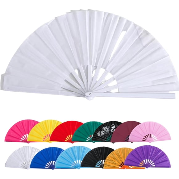 Tingzi Large Clacking Fans for Line Dancing, Clack Fans for Line Dancing, Snap, for Popping Fan, Foldable Line Dance