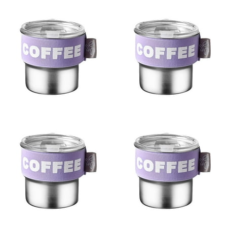 

Coffee Cup With Lid 400ML Stainless Steel Insulated Cup Portable Leak Proof Insulated Cup With Elastic Sleeve Household Car Spill Proof Coffee Cup 2PCS Vintage Mugs Clear Glass Porcelain Mugs Mugs