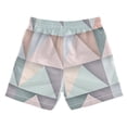 thumbnail image 7 of FORMRS Boys Swim Trunks Quick Dry Mesh Liner Boardshorts Sizes XS-XL, Green Geometric, 7 of 7