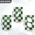 thumbnail image 7 of Yayeee Blank Wall Plate Cover 1-Gang 4.5"x2.7" Home Unused Decorative Outlet, Green and White Plaid Pattern, 7 of 7