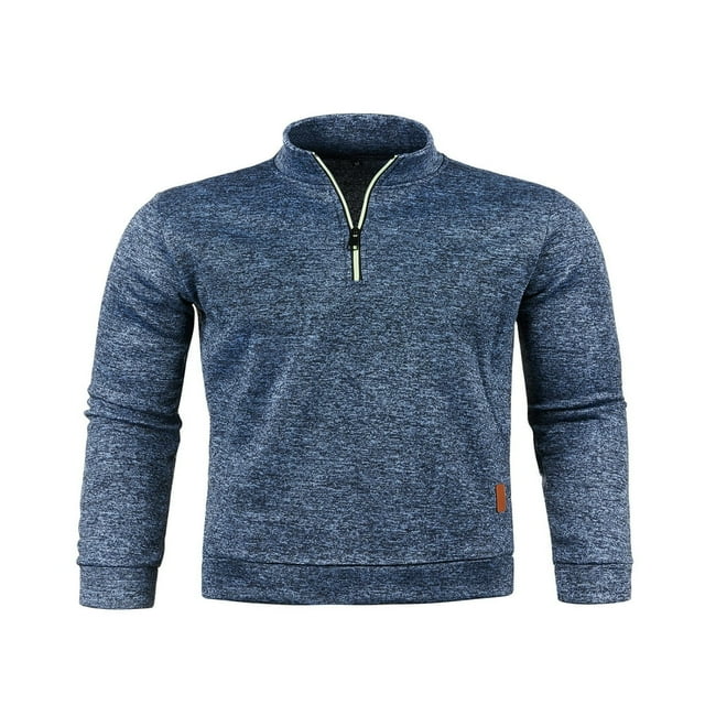 Pull à Fermeture Éclair pour Homme avec Manches Longues