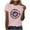A-Pink, variant on GERsome American Flag Patriotic T-Shirt for Women 4th of July Gift Shirt USA Flag Stars Stripes Graphic Short Sleeve Casual Loose Fit Tops S-3XL