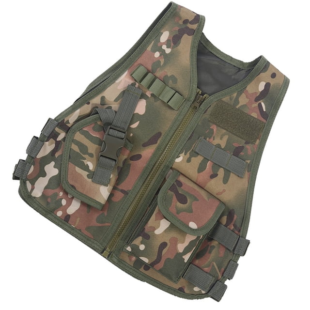 Chaleco de camuflaje Bling Bling para niños ajustable Color camuflaje S/L