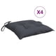 thumbnail image 2 of Cojines de asiento VidaXL, tela Oxford para exteriores/interiores, antracita, 2 of 8