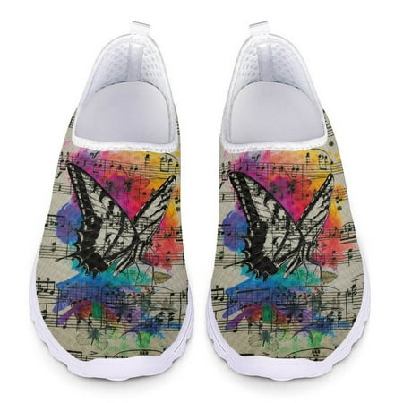 

Sketch Butterfly Retro Print Women s Art Cute Non-slip Sneaker 2024 Fashion Summer Breathable Flat Soft Shoe zapatos