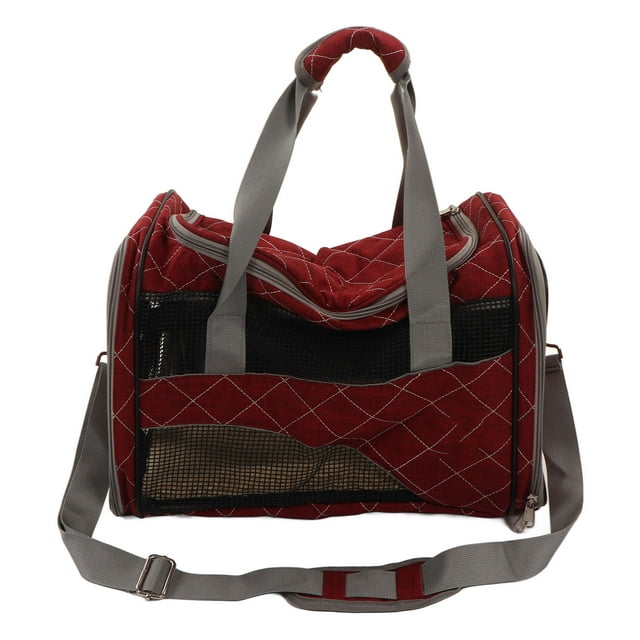 Pet Carrier, Breathable Extra Large Window Stylish Cat Travel Bag