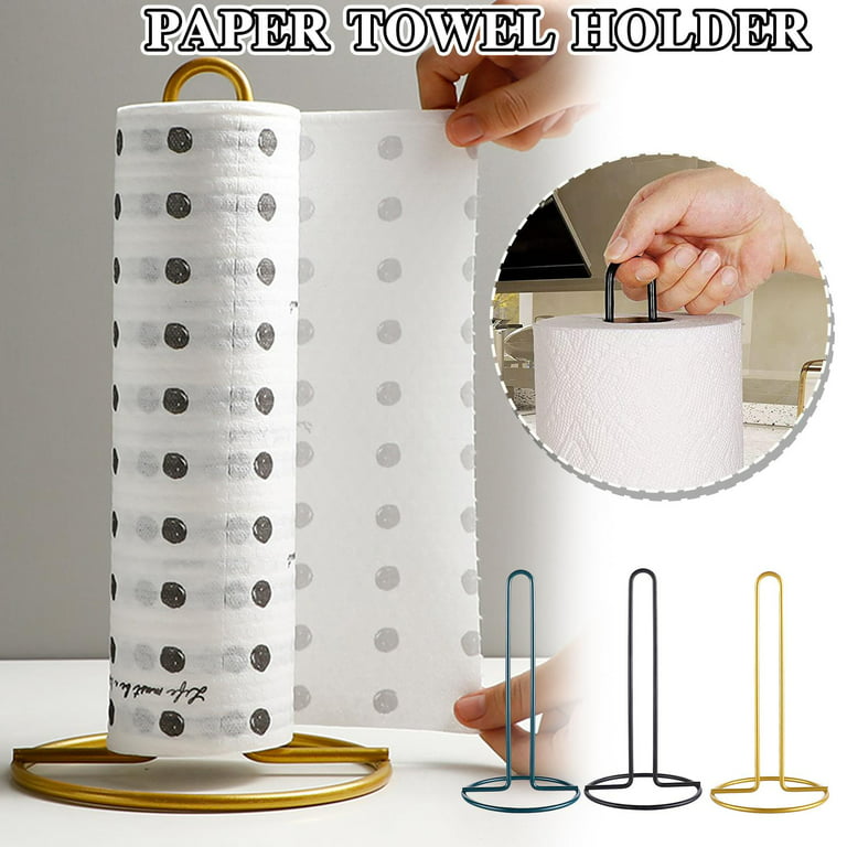 Up to 50% off Botrong Self Adhesive Paper Towel Holder - Under Cabinet Roll  Paper Towel Rack for Kitchen, Stainless Steel Metal Organizer(No Drilling)  on Clearance 