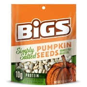 Bigs Simply Salted Homestyle Roast Pumpkin Seeds, Keto Friendly Snack, Low Carb Lifestyle, 5 oz. Bag